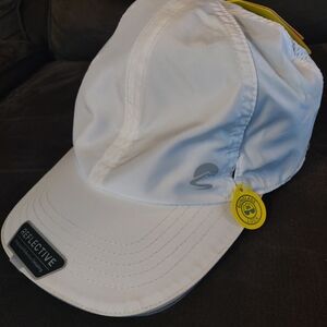 White Reflective Cap